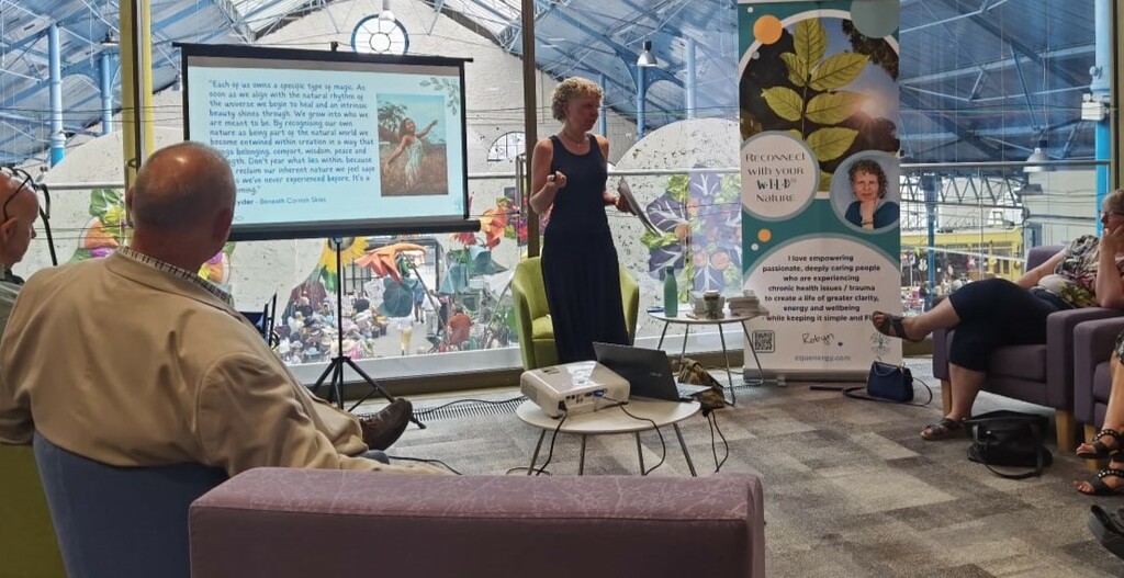 Robyn Harris speaking at the launch of her book Take a Walk on the W·I·L·D® Side