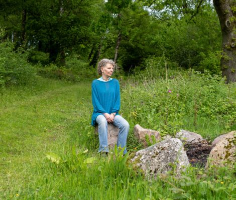 Robyn sitting in Nature